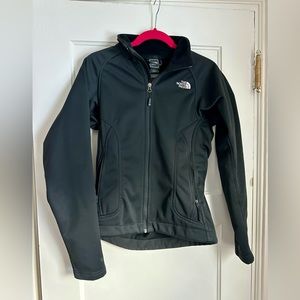 North Face Womens Small Softshell Windstopper Full ZIP Jacket